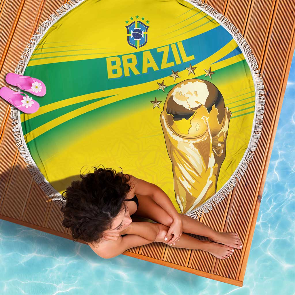 Brazil WC2026 Beach Blanket Pentacampeón Canaries