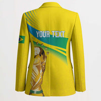 Brazil WC2026 Personalized Blazer Pentacampeón Canaries