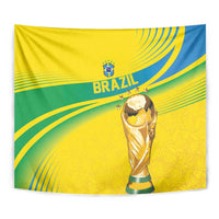 Brazil WC2026 Tapestry Pentacampeón Canaries