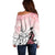 Kentucky Horse Racing Off Shoulder Sweater Derby Girls Pink Out - Wonder Print Shop