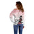 Kentucky Horse Racing Off Shoulder Sweater Derby Girls Pink Out - Wonder Print Shop