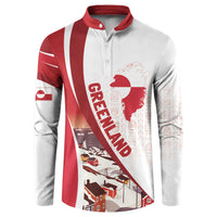 Personalized Greenland Button Sweatshirt Tupilaks Inspired