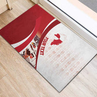 Personalized Greenland Rubber Doormat Tupilaks Inspired