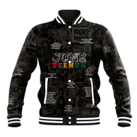 Juneteenth Black History Baseball Jacket Inspirational Quotes Collage