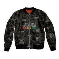 Juneteenth Black History Bomber Jacket Inspirational Quotes Collage