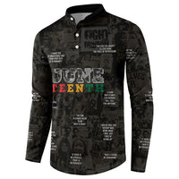 Juneteenth Black History Button Sweatshirt Inspirational Quotes Collage