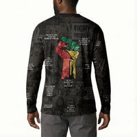 Juneteenth Black History Button Sweatshirt Inspirational Quotes Collage