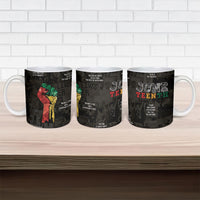 Juneteenth Black History Ceramic Mug Inspirational Quotes Collage