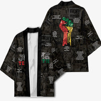 Juneteenth Black History Kimono Inspirational Quotes Collage