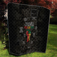 Juneteenth Black History Quilt Inspirational Quotes Collage