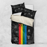 Juneteenth 2026 Black History Bedding Set Freedom Quotes Collage