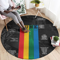Juneteenth 2026 Black History Round Carpet Freedom Quotes Collage