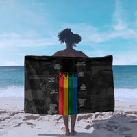 Juneteenth 2026 Black History Sarong Freedom Quotes Collage