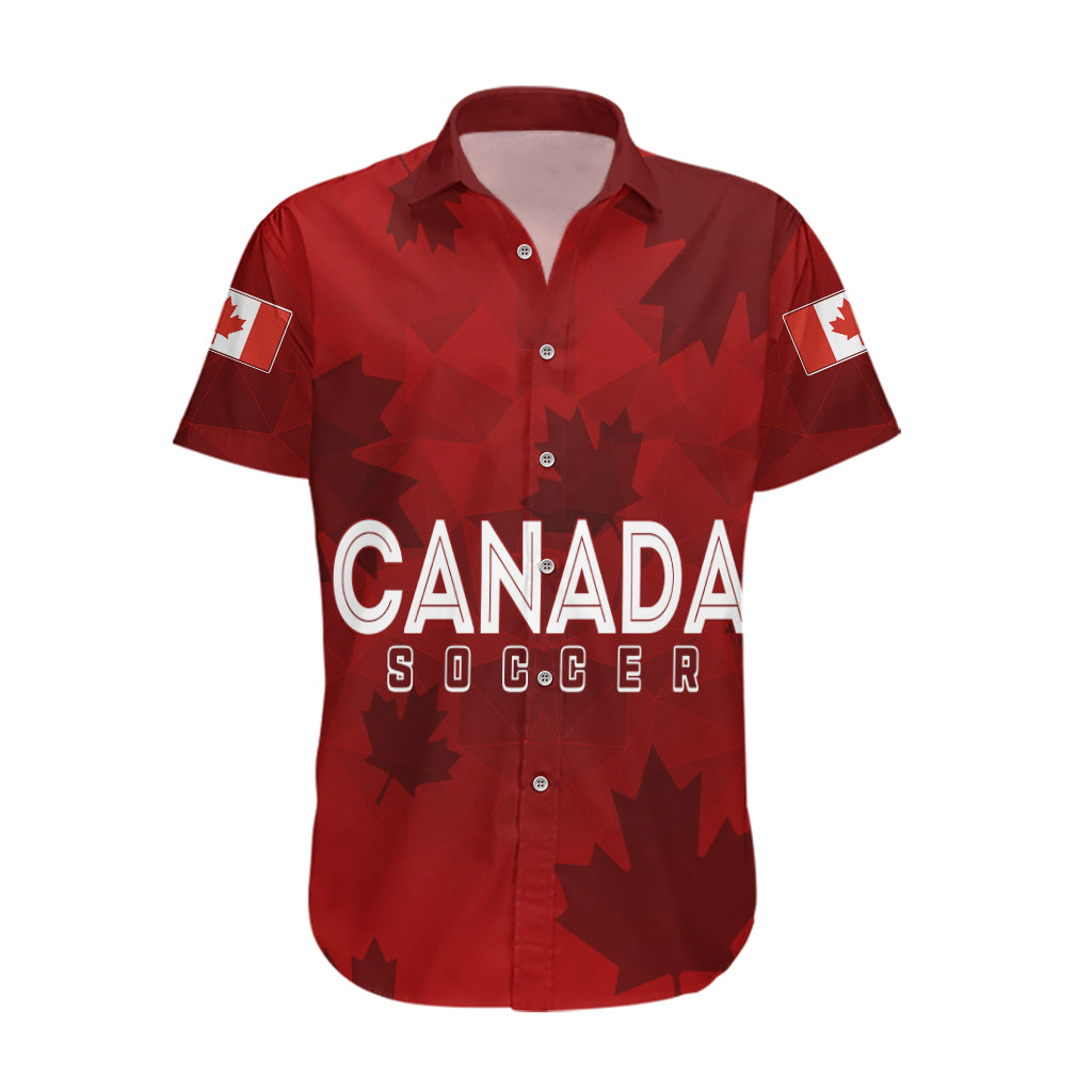 Personalised Canada Soccer Hawaiian Shirt Women's WC 2023 Maple Style - Wonder Print Shop