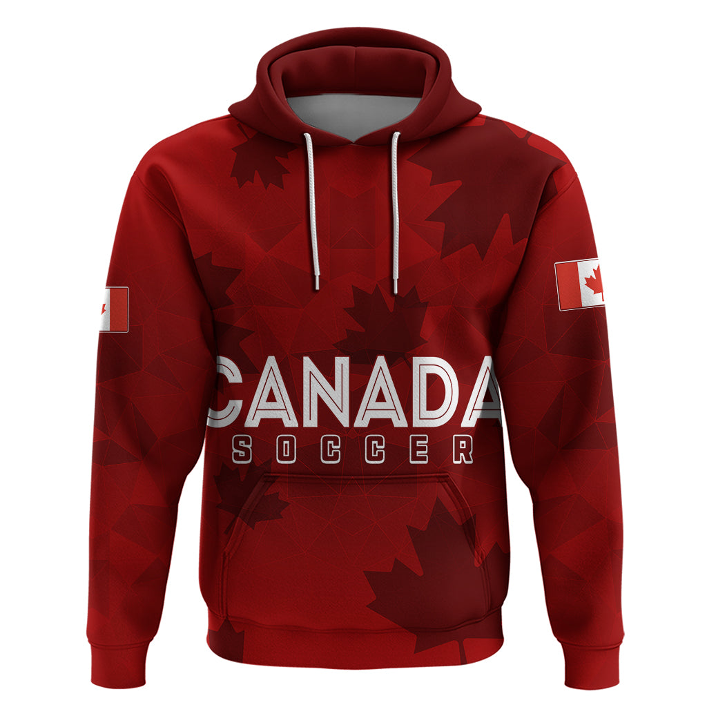 Personalised Canada Soccer Hoodie Women's WC 2023 Maple Style - Wonder Print Shop