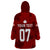 Personalised Canada Soccer Wearable Blanket Hoodie Women's WC 2023 Maple Style - Wonder Print Shop