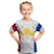 Personalised Philippines Football Kid T Shirt Women's WC 2023 Filipinas Basic Ver - Wonder Print Shop