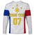 Personalised Philippines Football Long Sleeve Shirt Women's WC 2023 Filipinas Basic Ver - Wonder Print Shop