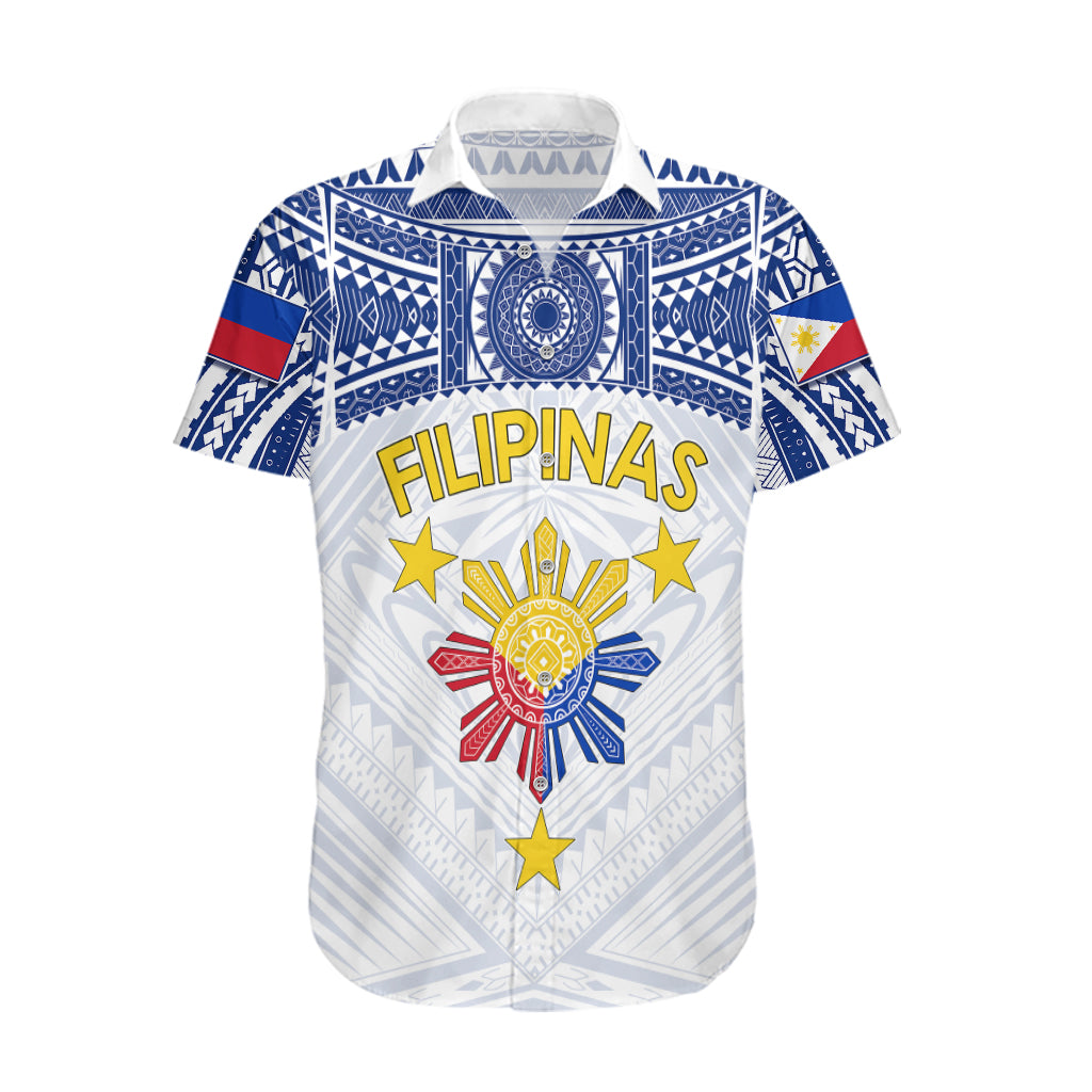 Personalised Philippines Football Hawaiian Shirt Women's WC 2023 Filipinas Tribal Ver - Wonder Print Shop