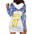 Personalised Philippines Football Hoodie Dress Women's WC 2023 Filipinas Tribal Ver - Wonder Print Shop