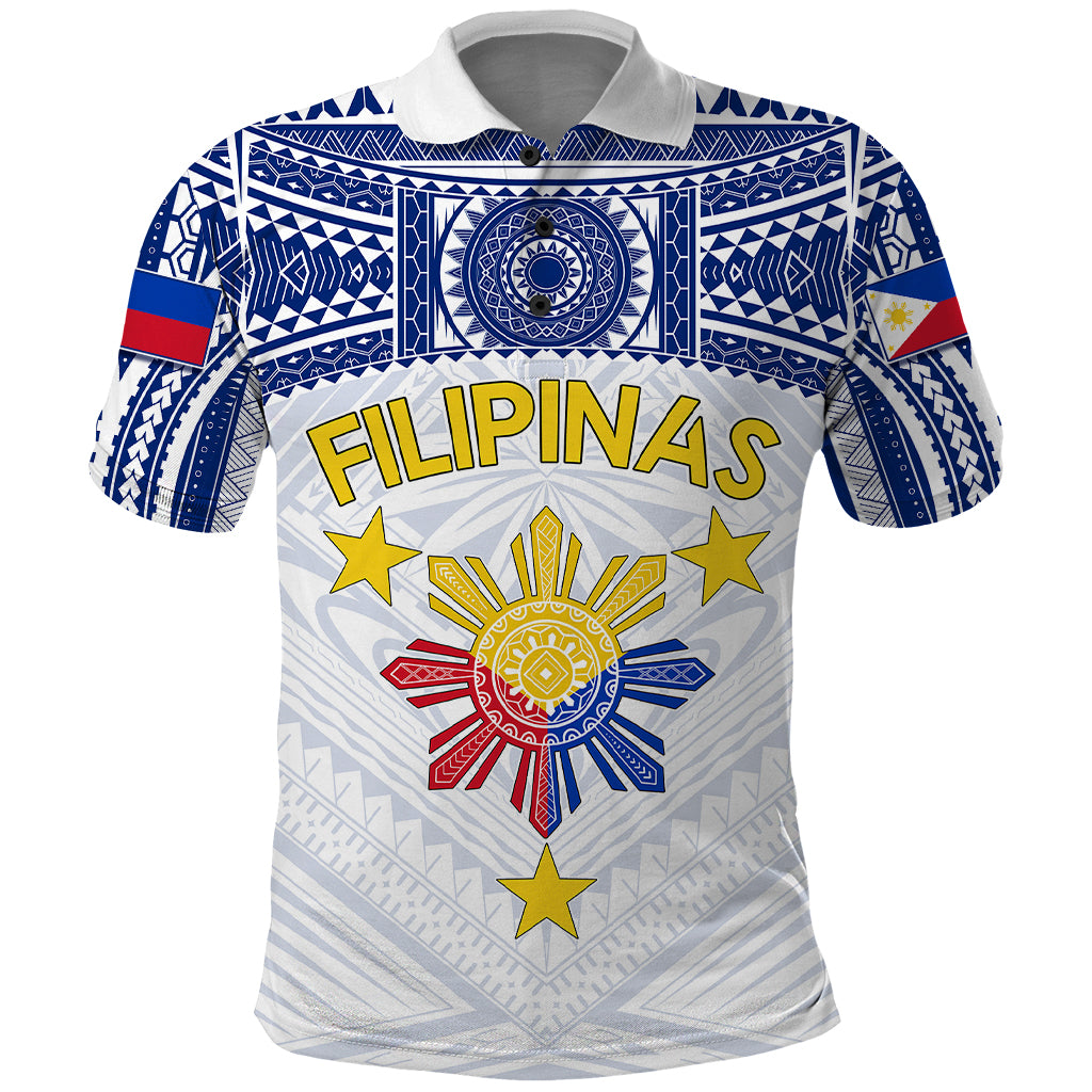 Personalised Philippines Football Polo Shirt Women's WC 2023 Filipinas Tribal Ver - Wonder Print Shop