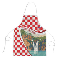 Plitvice Waterfall Hrvatska Scenery Apron