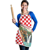 Plitvice Waterfall Hrvatska Scenery Apron