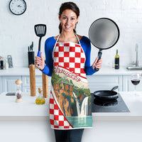 Plitvice Waterfall Hrvatska Scenery Apron