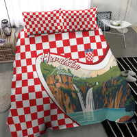 Plitvice Waterfall Hrvatska Scenery Bedding Set
