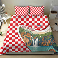 Plitvice Waterfall Hrvatska Scenery Bedding Set