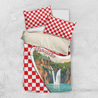 Plitvice Waterfall Hrvatska Scenery Bedding Set