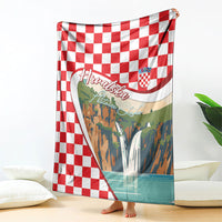Plitvice Waterfall Hrvatska Scenery Blanket