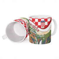 Plitvice Waterfall Hrvatska Scenery Ceramic Mug