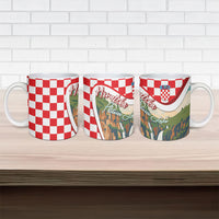 Plitvice Waterfall Hrvatska Scenery Ceramic Mug