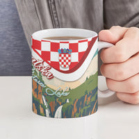 Plitvice Waterfall Hrvatska Scenery Ceramic Mug