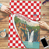 Plitvice Waterfall Hrvatska Scenery Puzzle