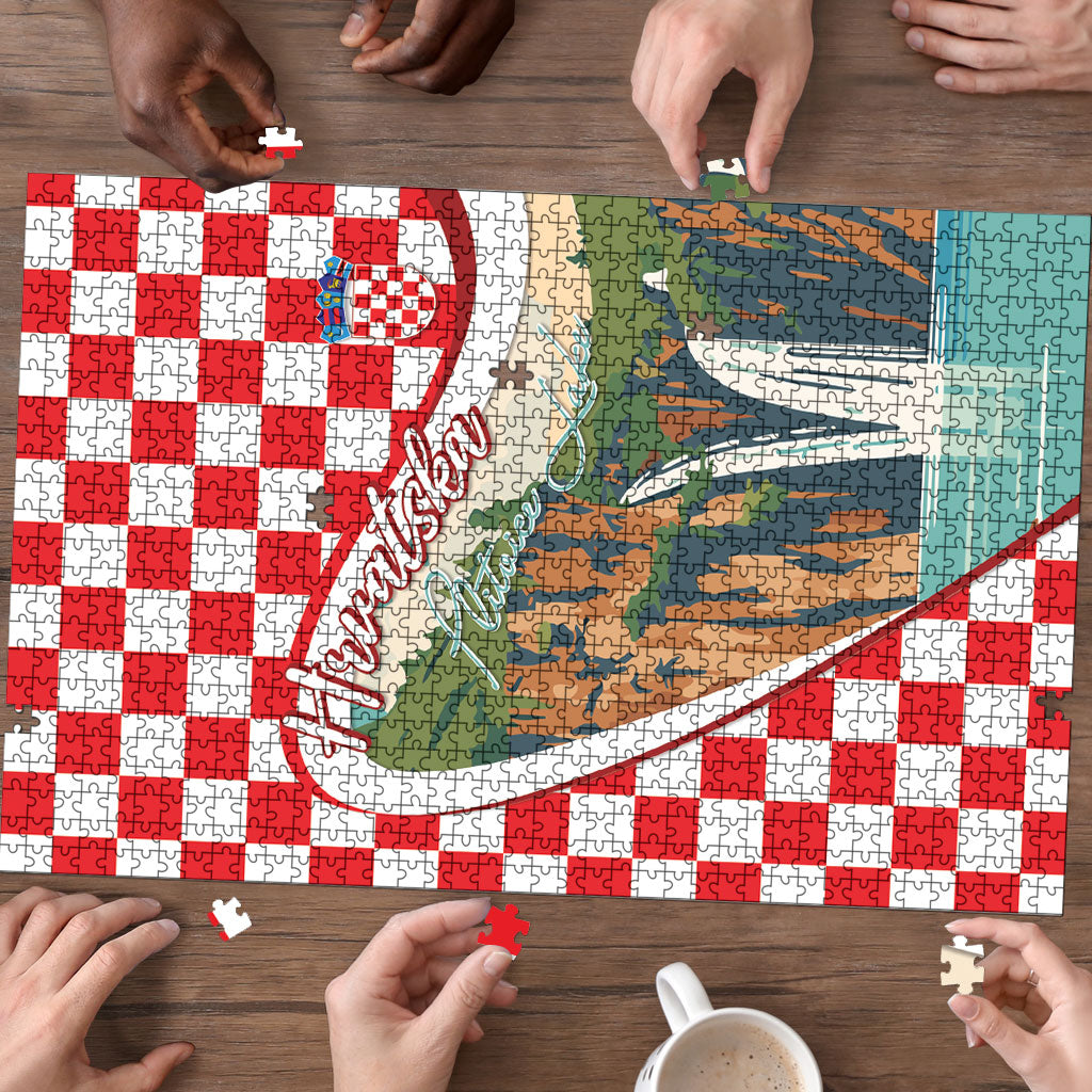 Plitvice Waterfall Hrvatska Scenery Puzzle