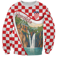 Plitvice Waterfall Hrvatska Scenery Sweatshirt