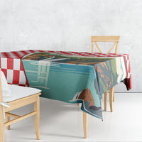 Plitvice Waterfall Hrvatska Scenery Tablecloth