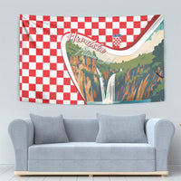 Plitvice Waterfall Hrvatska Scenery Tapestry