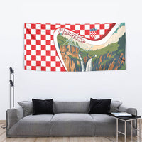 Plitvice Waterfall Hrvatska Scenery Tapestry