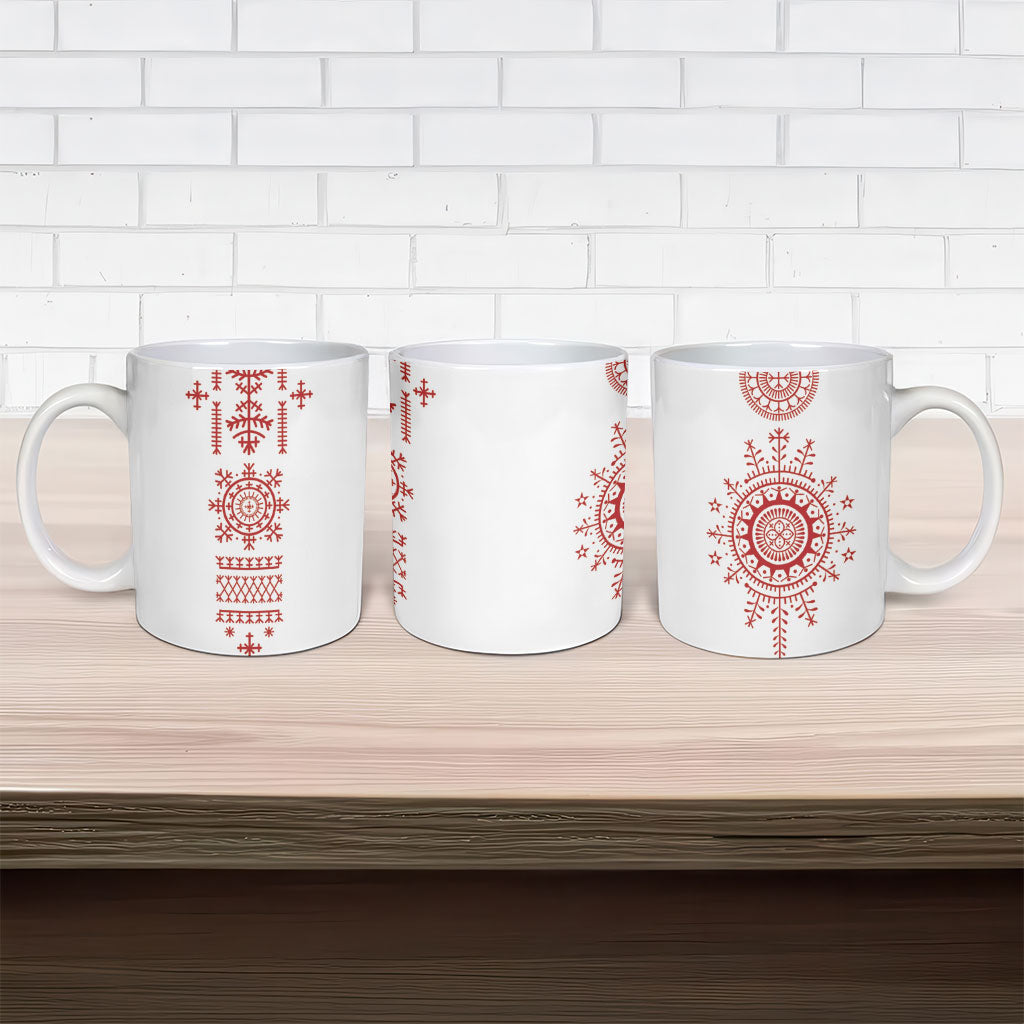 Croatia Sicanje Tattoo Inspired Ceramic Mug The Kolo