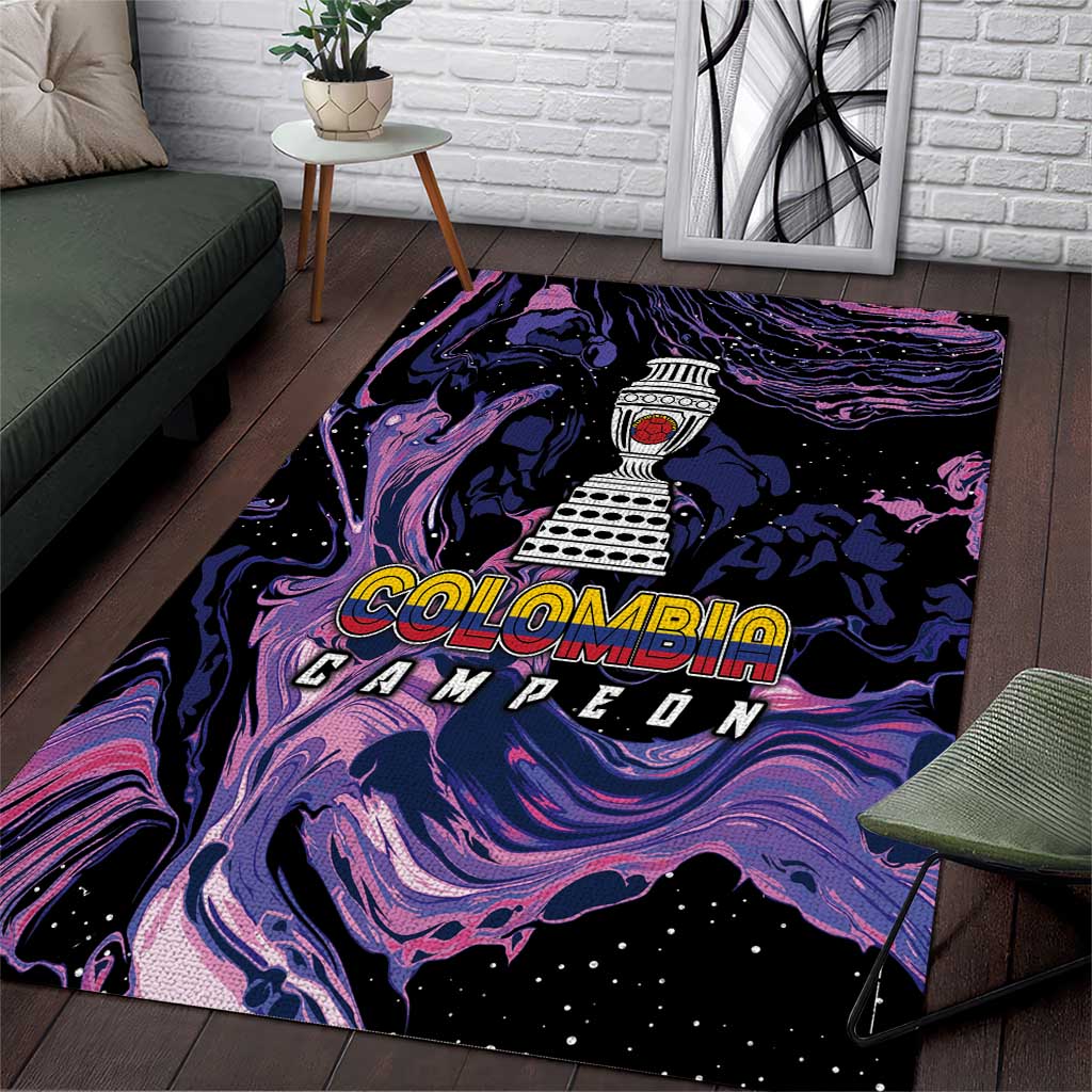 Colombia Football Area Rug Cano Cristales Style - Todos Somos Campeon LT7 - Wonder Print Shop