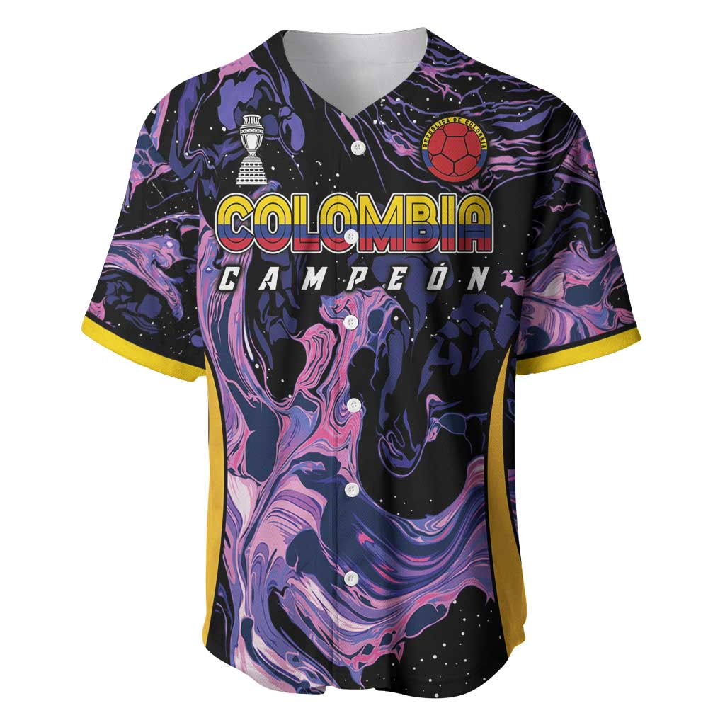 Colombia Football Custom Baseball Jersey Cano Cristales Style - Todos Somos Campeon LT7 - Wonder Print Shop