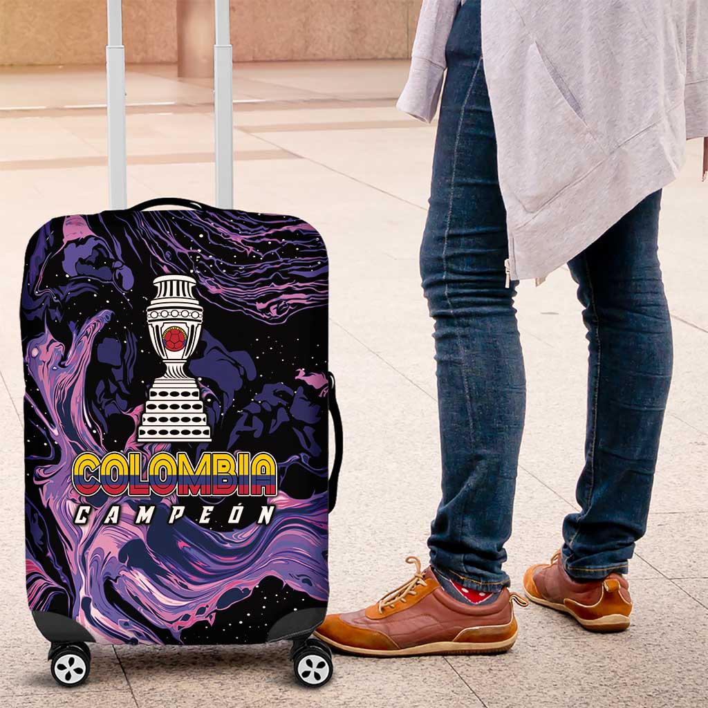 Colombia Football Luggage Cover Cano Cristales Style - Todos Somos Campeon - Wonder Print Shop