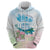 Chucks N Pearls 2024 Zip Hoodie Pink Green Rocking The World - Wonder Print Shop