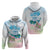 Chucks N Pearls 2024 Zip Hoodie Pink Green Rocking The World - Wonder Print Shop