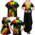 Jamaica Reggae Family Matching Summer Maxi Dress and Hawaiian Shirt Legend Bob Sketch Style One Love - Wonder Print Shop