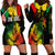 Jamaica Reggae Hoodie Dress Legend Bob Sketch Style One Love - Wonder Print Shop