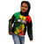 Jamaica Reggae Kid Hoodie Legend Bob Sketch Style One Love - Wonder Print Shop